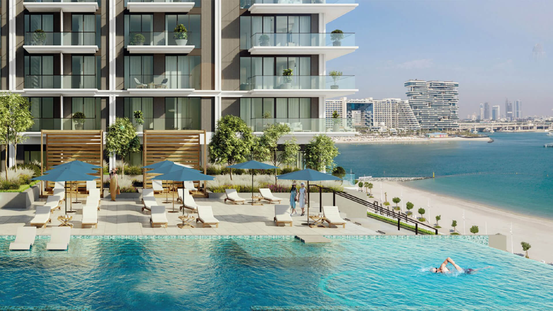 Palm View 1 Bed Apartment In Emaar Beachfront - Dubai Harbour_2