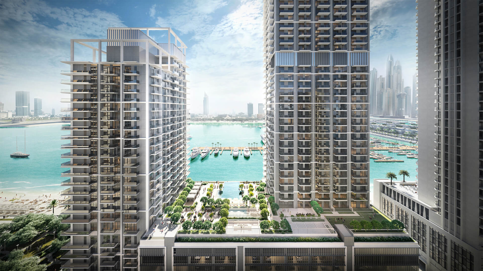 Palm View 1 Bed Apartment In Emaar Beachfront - Dubai Harbour_4