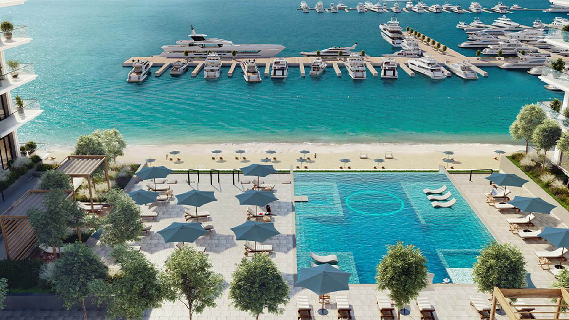 Palm View 1 Bed Apartment In Emaar Beachfront - Dubai Harbour_5