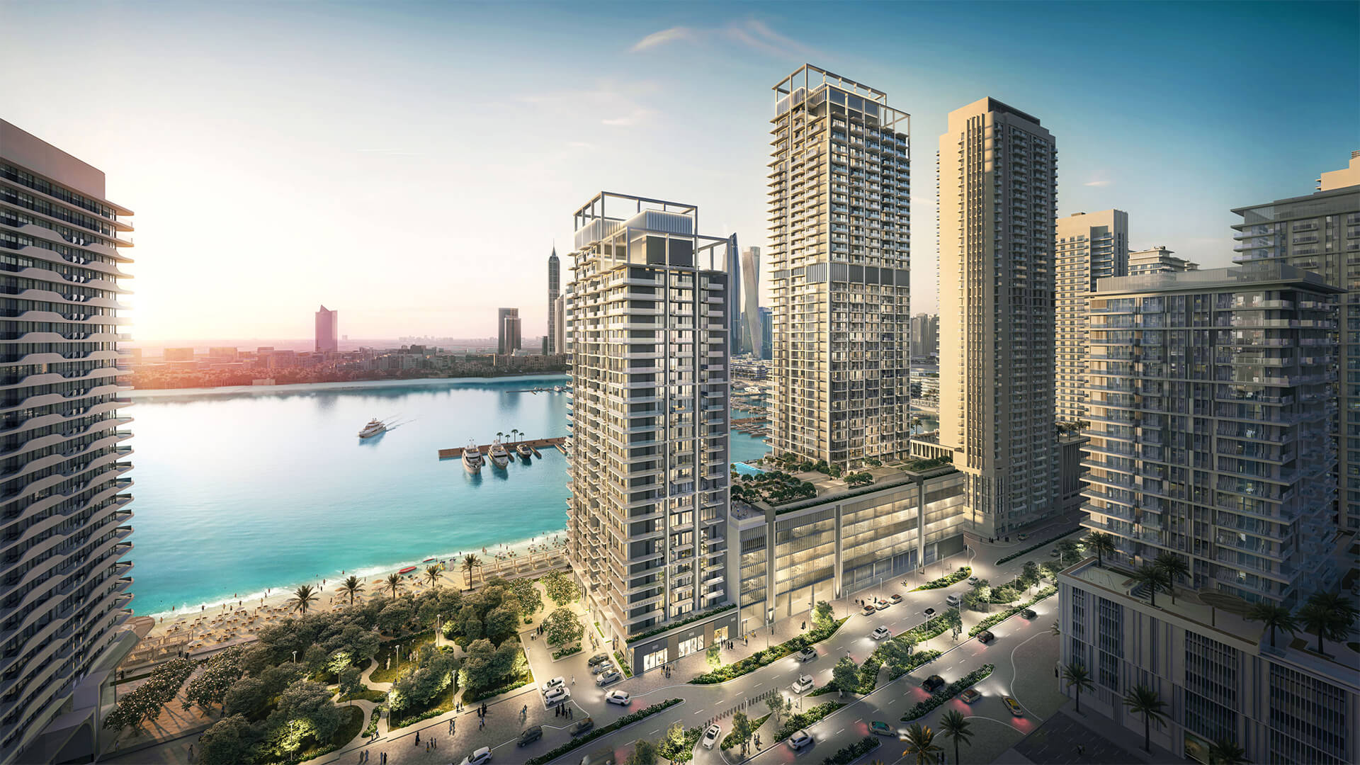 Buy Marina View Apartment In Emaar Beachfront With Private Beach_2