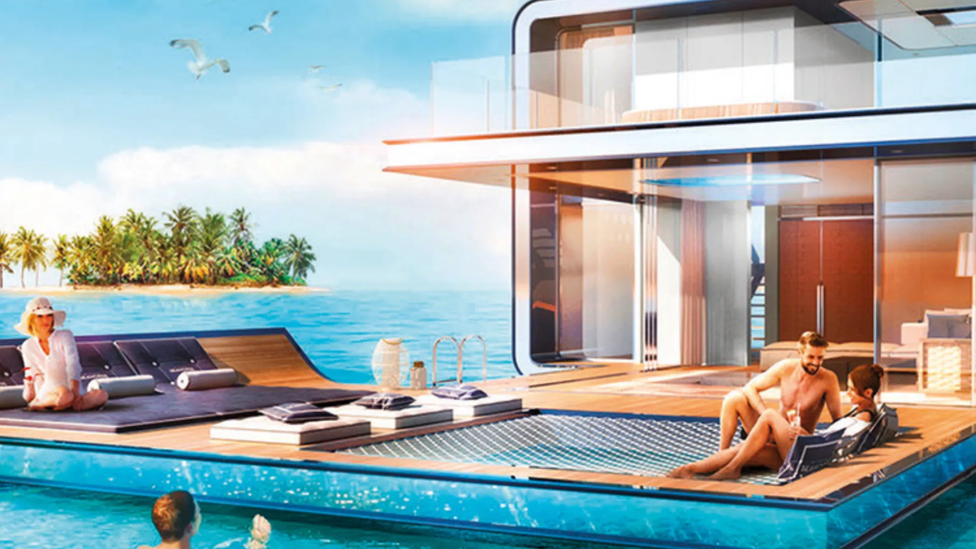 The World Islands 2 Bed Floating Seahorse Villa In Dubai - Good ROI_3