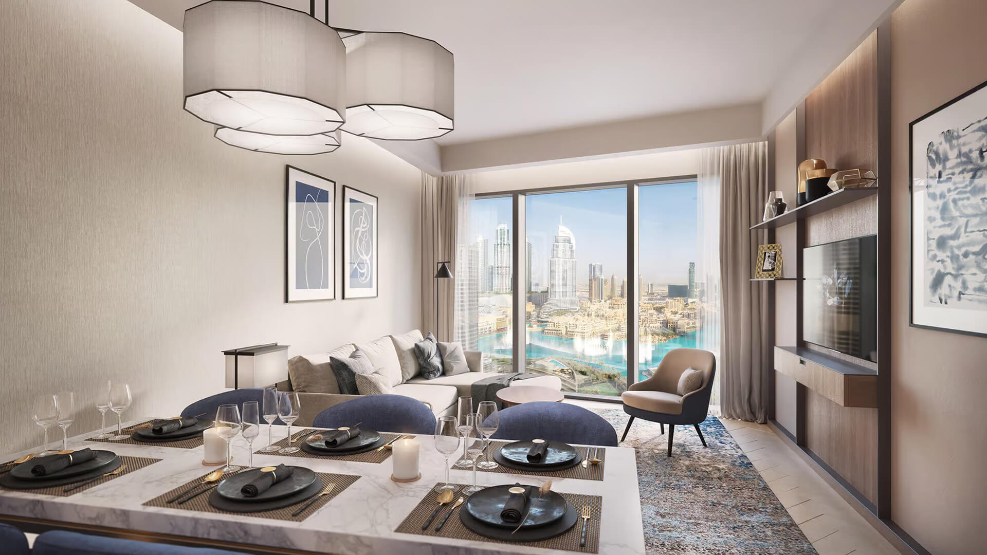 Burj Khalifa View 3 Bed Apartment In The Address Residences Dubai Opera_1
