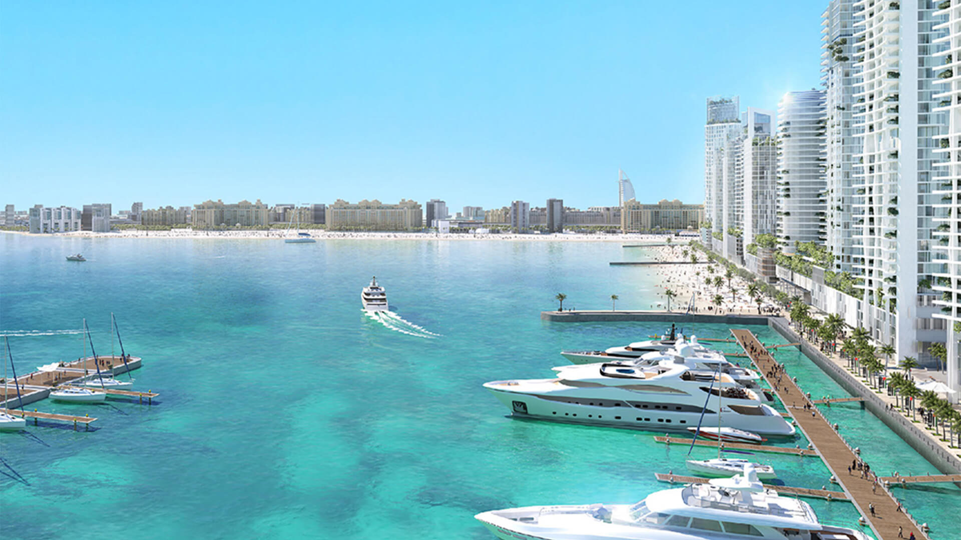 Buy Sea View 3 Bed Address The Bay Apartment In Emaar Beachfront_2