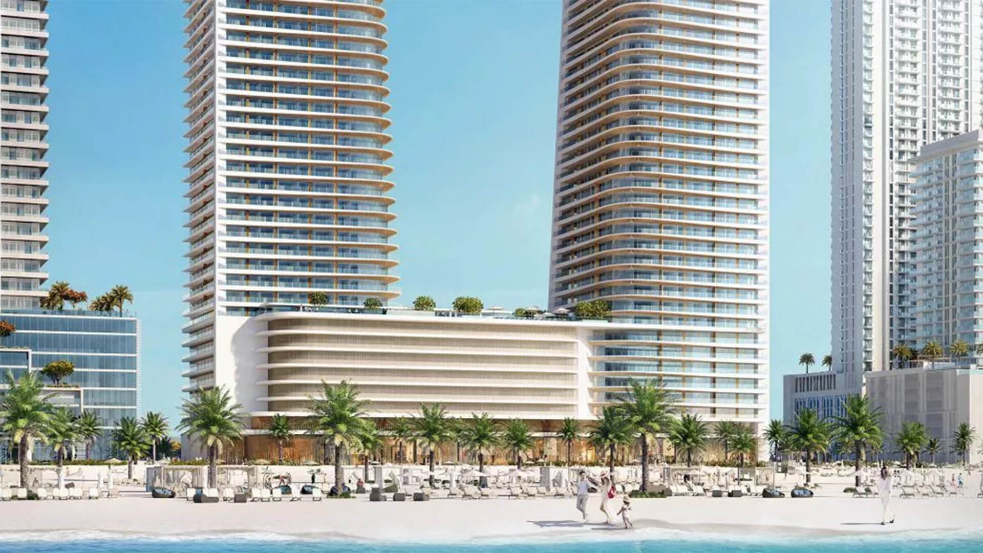 Buy Sea View 3 Bed Address The Bay Apartment In Emaar Beachfront_4