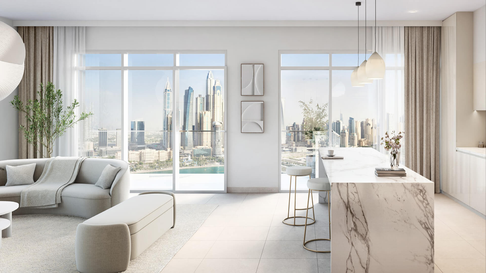 Sea View 3 Bed Apartment For Sale In Dubai, Emaar Beachfront