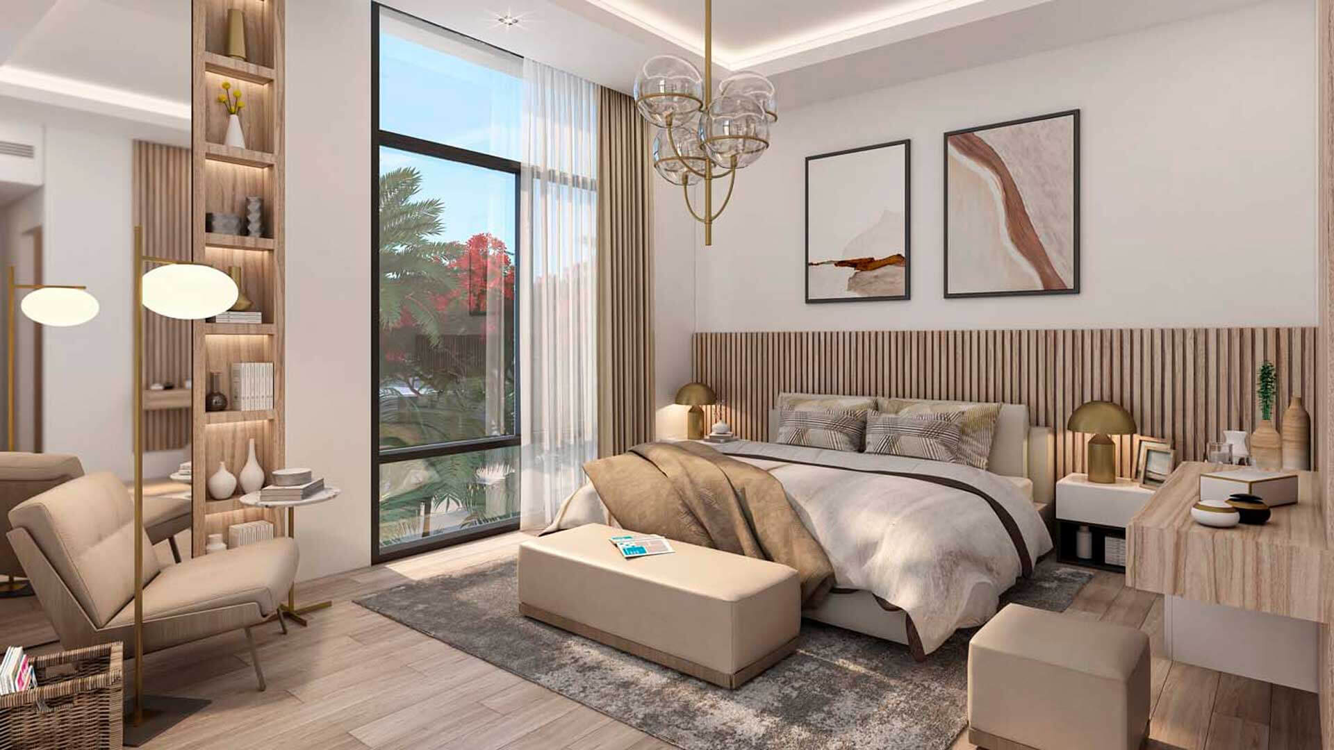 迪拜 Murooj Al Furjan 出售的优雅 3 床联排别墅