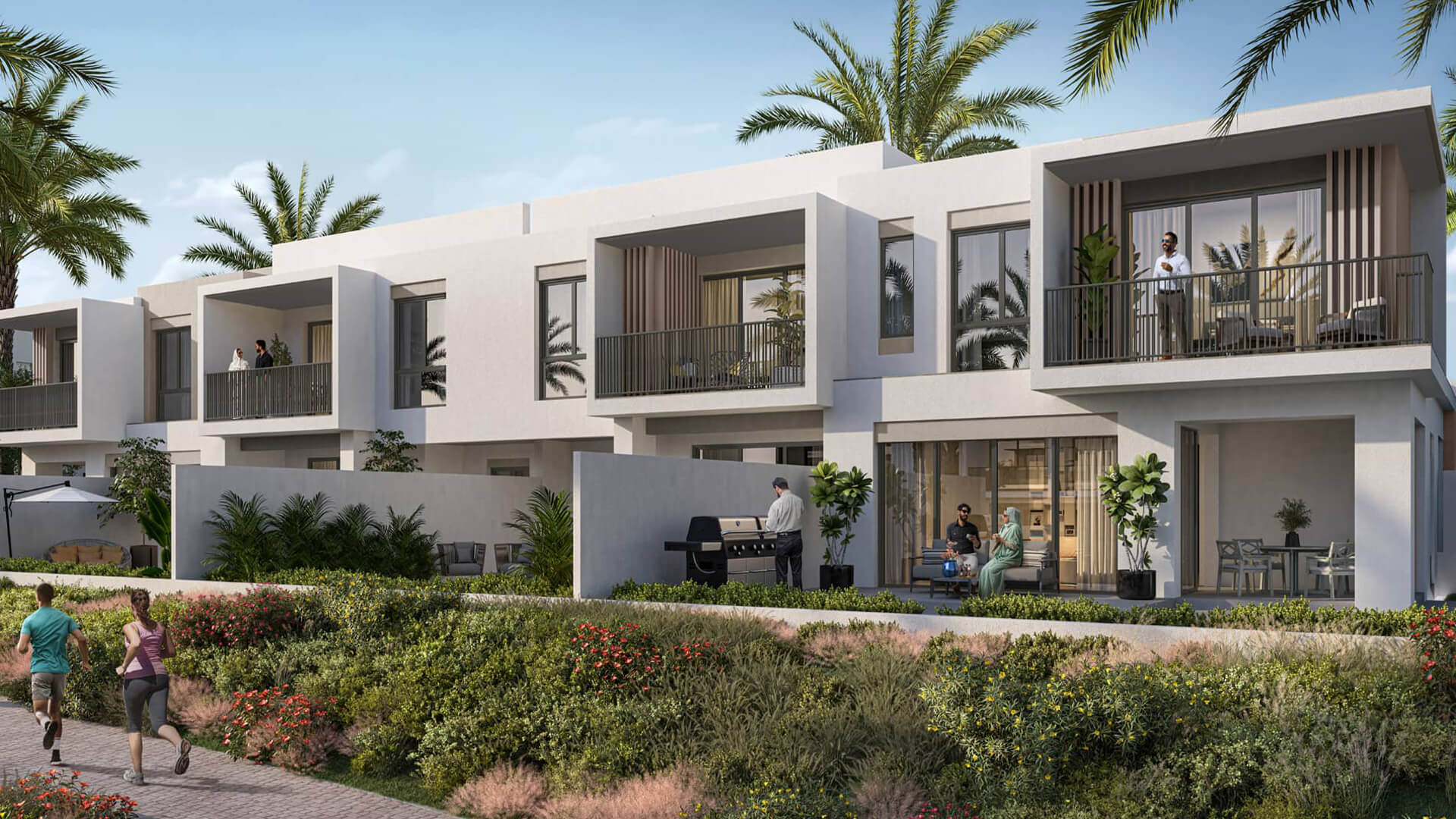 Achetez une maison de ville de 4 chambres dans le village de Jebel Ali au centre-ville de Jebel Ali