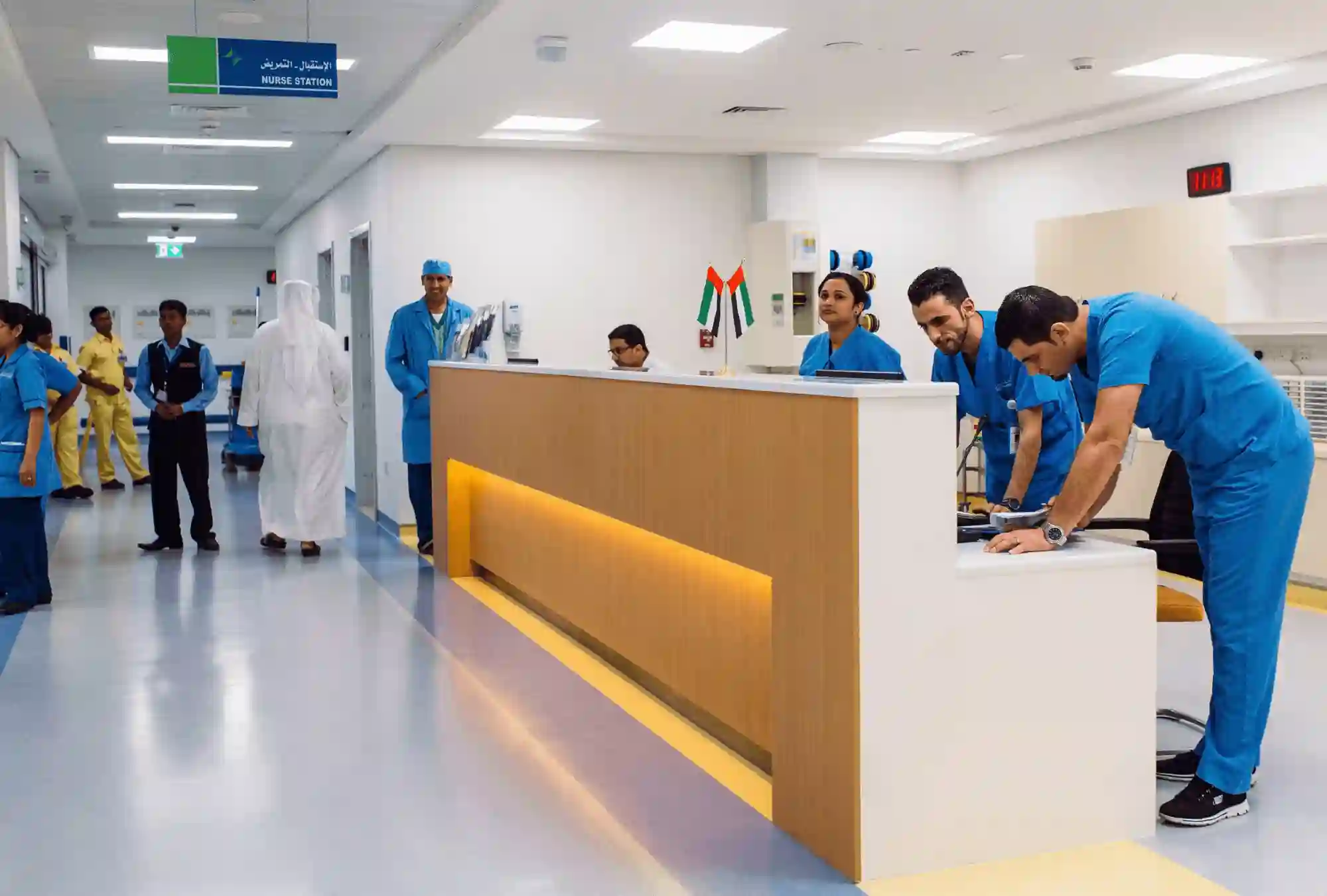 Hospitales en el puerto deportivo de Dubai